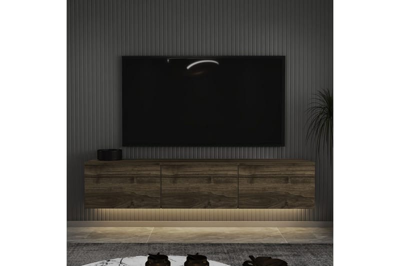 Neon TV-bord 160 cm - Brun - Møbler - TV borde & mediemøbler - TV-borde