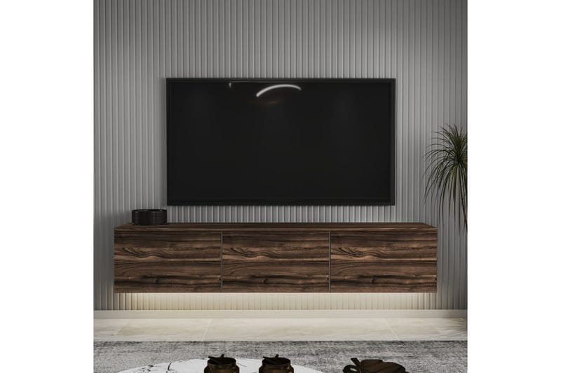 Neon TV-bord 160 cm - Brun - Møbler - TV borde & mediemøbler - TV-borde
