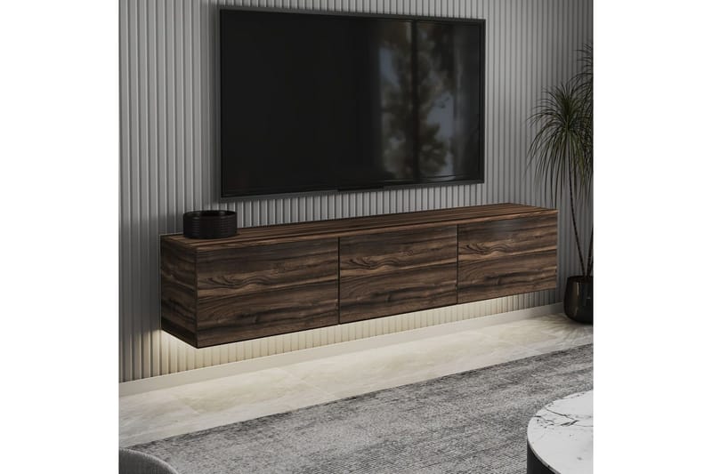 Neon TV-bord 160 cm - Brun - Møbler - TV borde & mediemøbler - TV-borde