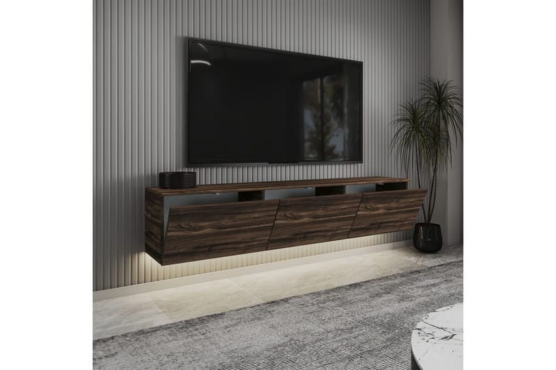 Neon TV-bord 160 cm - Brun - Møbler - TV borde & mediemøbler - TV-borde