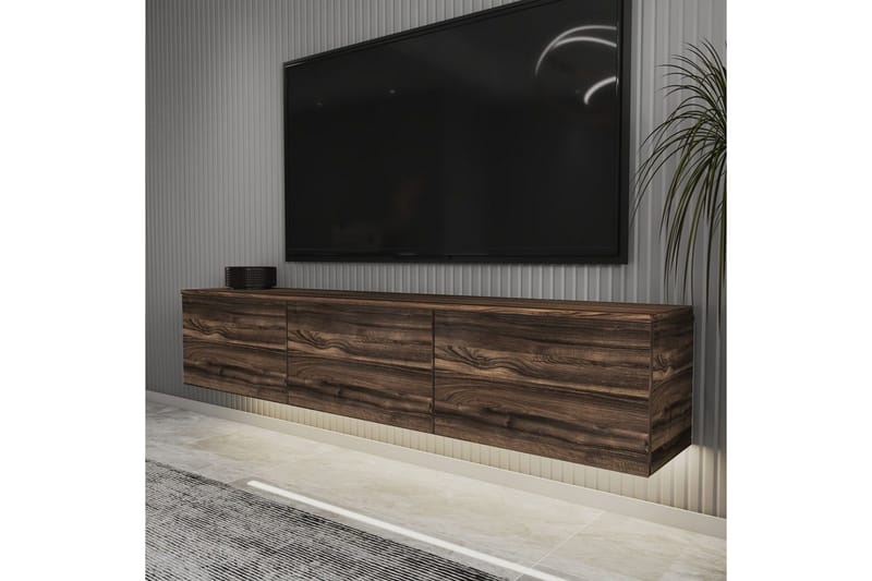 Neon TV-bord 160 cm - Brun - Møbler - TV borde & mediemøbler - TV-borde