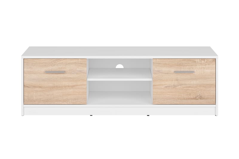 Nepo Plus TV-Bord 138,5 cm - Træ/natur|Hvid - TV-borde