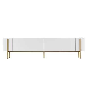 Nexus TV-bænk 180 cm - Hvid/guld - Møbler - TV borde & mediemøbler - TV-borde