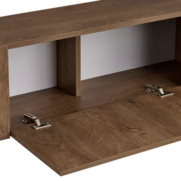 Nexus TV-bænk 180 cm - Kafkas Oak og Black - Møbler - TV borde & mediemøbler - TV-borde