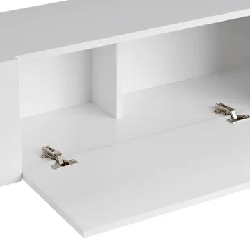 Nexus TV-bænk 180 cm - Wood Black og Black - Møbler - TV borde & mediemøbler - TV-borde