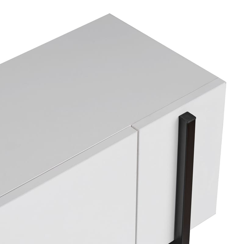 Nexus TV-bænk 180 cm - Wood Black og Black - Møbler - TV borde & mediemøbler - Mediestativ & vægbeslag