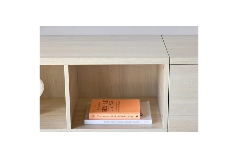 Nomi Tv Stativ 35 Cm - Whitewash - Møbler - TV borde & mediemøbler - Mediestativ & vægbeslag