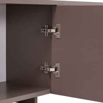 Nomira Mediebænk 180 cm med Opbevaring i Malet Træ - Taupe - Møbler - TV borde & mediemøbler - TV-borde