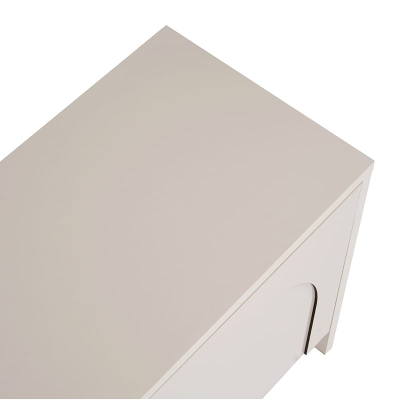 Nomira TV-bænk 180 cm - Creme - Møbler - TV borde & mediemøbler - Mediestativ & vægbeslag