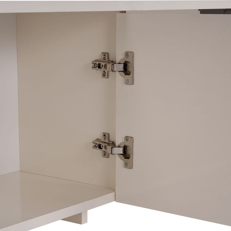 Nomira TV-bænk 180 cm - Creme - Møbler - TV borde & mediemøbler - Mediestativ & vægbeslag