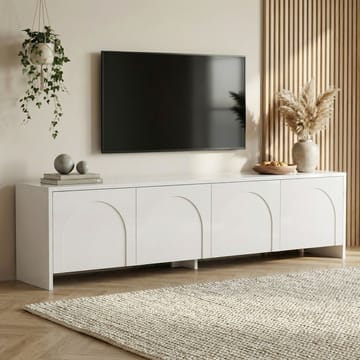 Nomira TV-bænk 180 cm - Hvid - Møbler - TV borde & mediemøbler - TV-borde