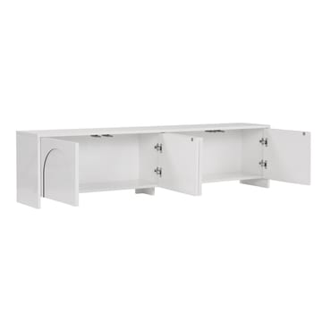 Nomira TV-bænk 180 cm - Hvid - Møbler - TV borde & mediemøbler - TV-borde