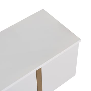 Nopira TV-bænk 180 cm - Hvid/guld - Møbler - TV borde & mediemøbler - TV-borde