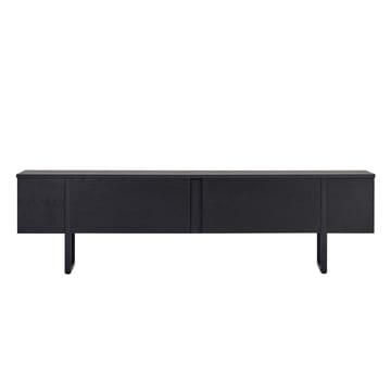 Nopira TV-bænk 180 cm - Wood Black og Black - Møbler - TV borde & mediemøbler - TV-borde