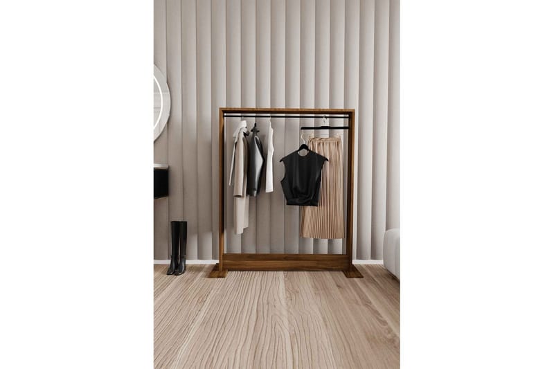 Olyric TV-hylde 124 cm - Valnød - Møbler - TV borde & mediemøbler - TV-reol