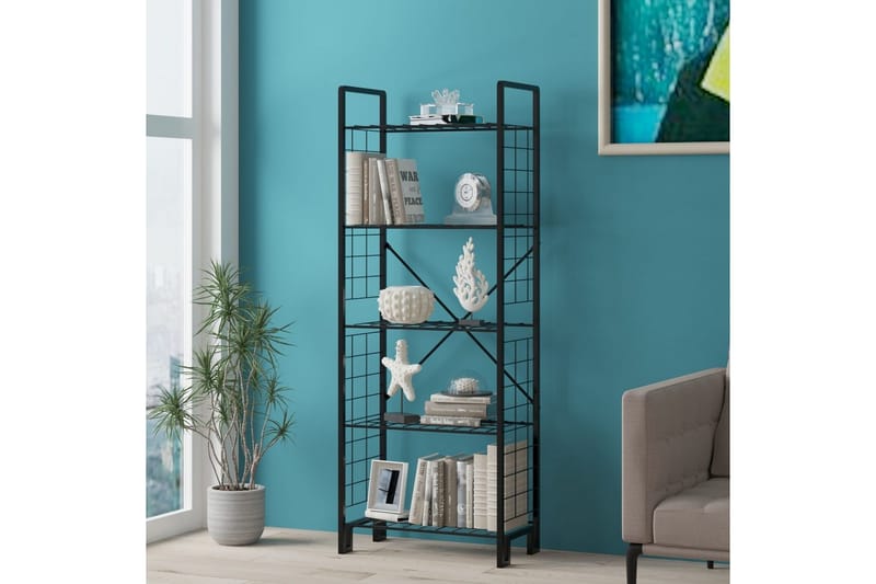 Osmir Bogreol 30 cm - Sort - Opbevaring - Hylder & Reoler - Bogreol