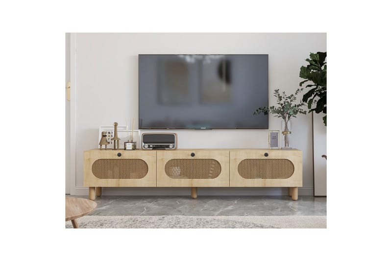 Ossin TV-bænk 180 cm - Eg - Møbler - TV borde & mediemøbler - TV-borde