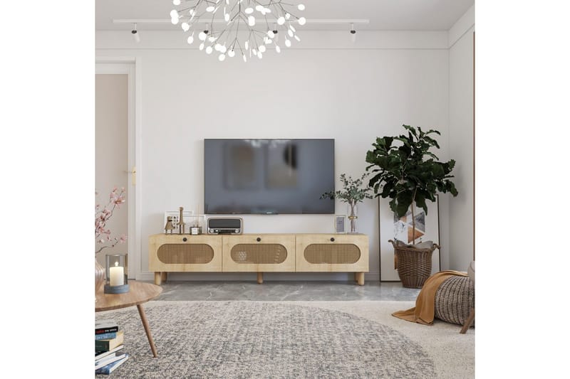 Ossin TV-bænk 180 cm - Eg - Møbler - TV borde & mediemøbler - TV-borde