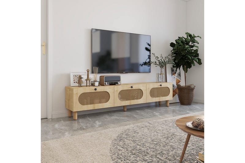 Ossin TV-bænk 180 cm - Eg - Møbler - TV borde & mediemøbler - TV-borde