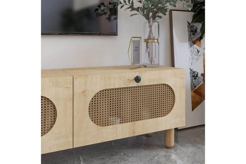 Ossin TV-bænk 180 cm - Eg - Møbler - TV borde & mediemøbler - TV-borde