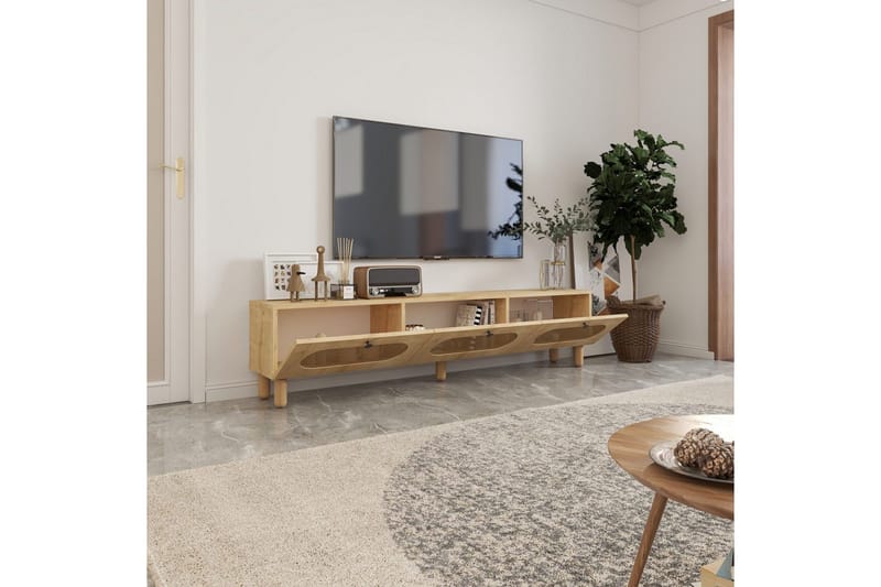 Ossin TV-bænk 180 cm - Eg - Møbler - TV borde & mediemøbler - TV-borde