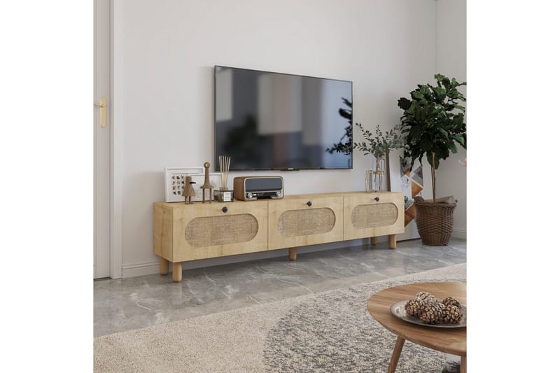 Ossin TV-bænk 180 cm - Eg - Møbler - TV borde & mediemøbler - TV-borde