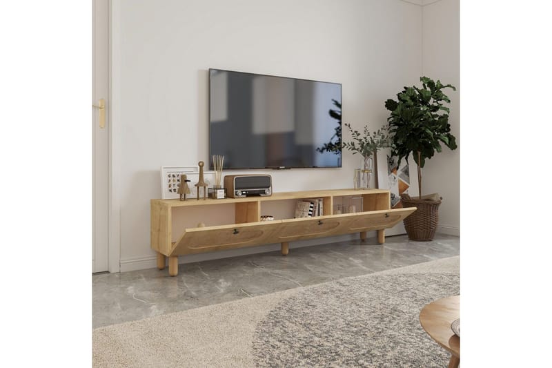 Ossin TV-bænk 180 cm - Eg - Møbler - TV borde & mediemøbler - TV-borde