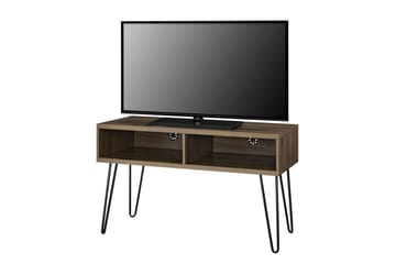 Owen Fritstående Tv-bord 107 cm med Opbevaring i Valnød - Brun - Møbler - TV borde & mediemøbler - TV-borde