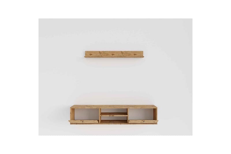 Palgrave TV-hylde 180 cm - Eg - Møbler - TV borde & mediemøbler - TV-reol