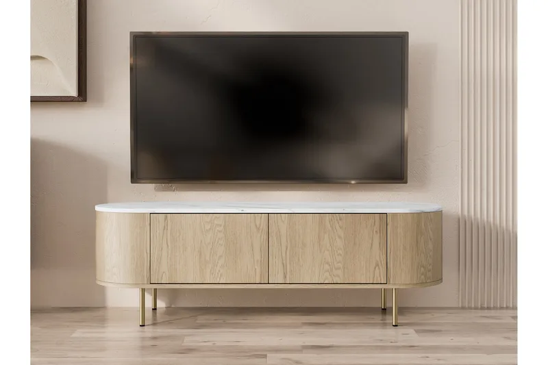 Pantego TV-bænk 139x40 cm - Brun - Møbler - TV borde & mediemøbler - TV-borde