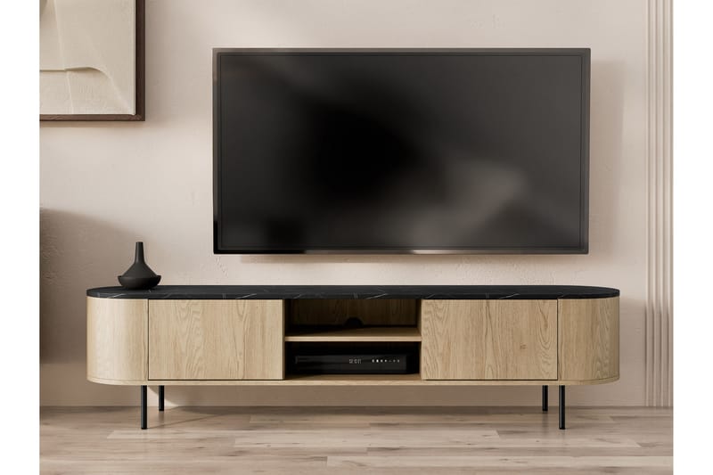 Pantego TV-bænk 184x40 cm - Brun - Møbler - TV borde & mediemøbler - TV-borde