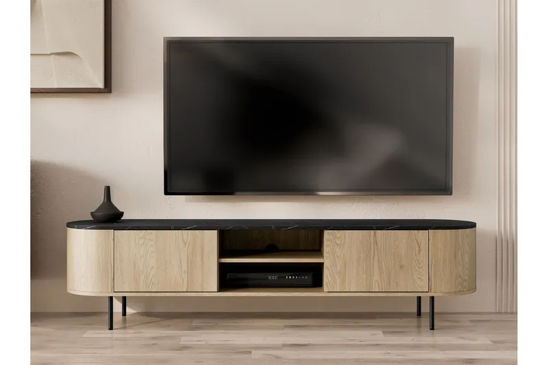 Pantego TV-bænk 184x40 cm - Brun - Møbler - TV borde & mediemøbler - TV-borde