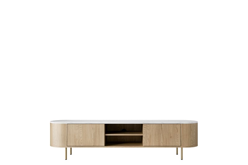 Pantego TV-bænk 184x40 cm - Hvid - Møbler - TV borde & mediemøbler - TV-borde