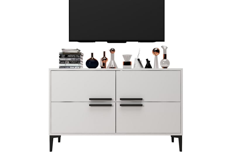 Patro Tv-bænk 120 cm - Hvid - Møbler - TV borde & mediem�øbler - TV-borde