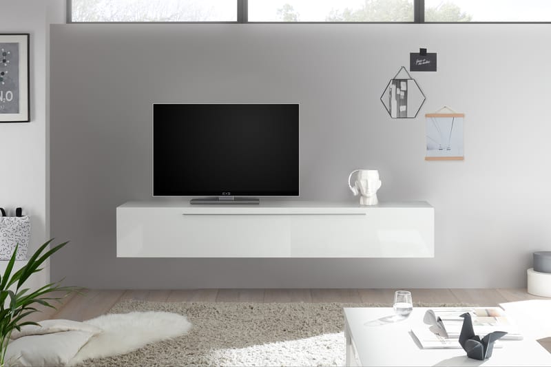 Primo TV-Bord 210 cm - Hvid - TV-borde