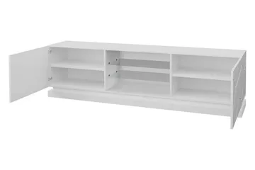 Qiu TV-bænk 200 cm - Hvid - Møbler - TV borde & mediemøbler - TV-borde