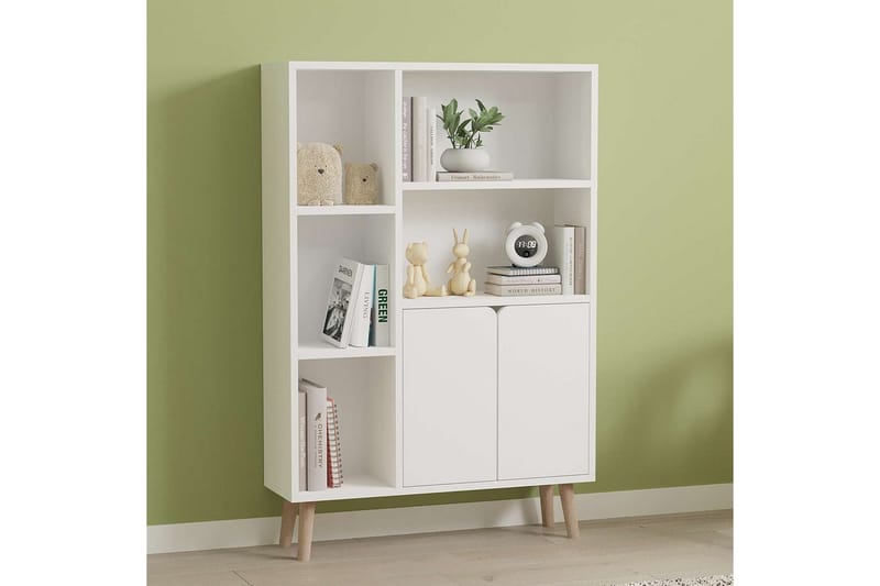 Quorana Bogreol 25 cm - Hvid - Opbevaring - Hylder & Reoler - Bogreol