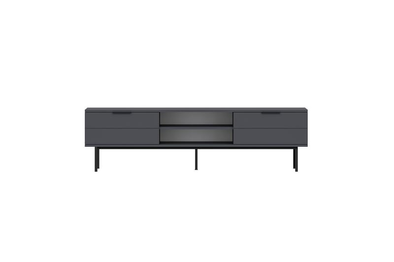 Ranjit Tv-bænk 180 cm - Antracit - Møbler - TV borde & mediemøbler - TV-borde
