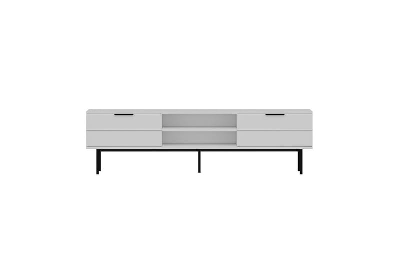 Ranjit Tv-bænk 180 cm - Hvid - Møbler - TV borde & mediemøbler - TV-borde