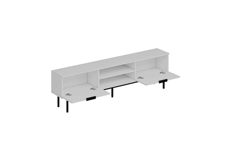 Ranjit Tv-bænk 180 cm - Hvid - Møbler - TV borde & mediemøbler - TV-borde