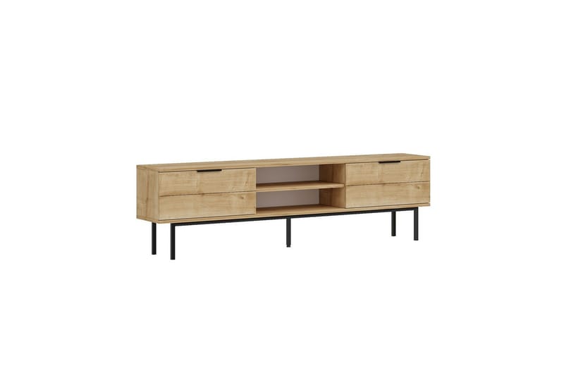 Ranjit Tv-bænk 180 cm - Natur - Møbler - TV borde & mediemøbler - TV-borde