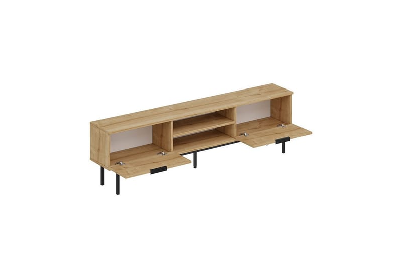 Ranjit Tv-bænk 180 cm - Natur - Møbler - TV borde & mediemøbler - TV-borde
