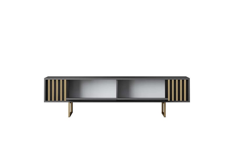 Rany Tv-bord 180 cm - Guld/Grafitgrå - Møbler - TV borde & mediemøbler - TV-borde