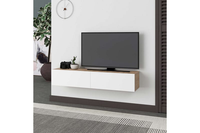 Rasab Tv-bænk 135 cm - Multifarvet - Møbler - TV borde & mediemøbler - TV-borde