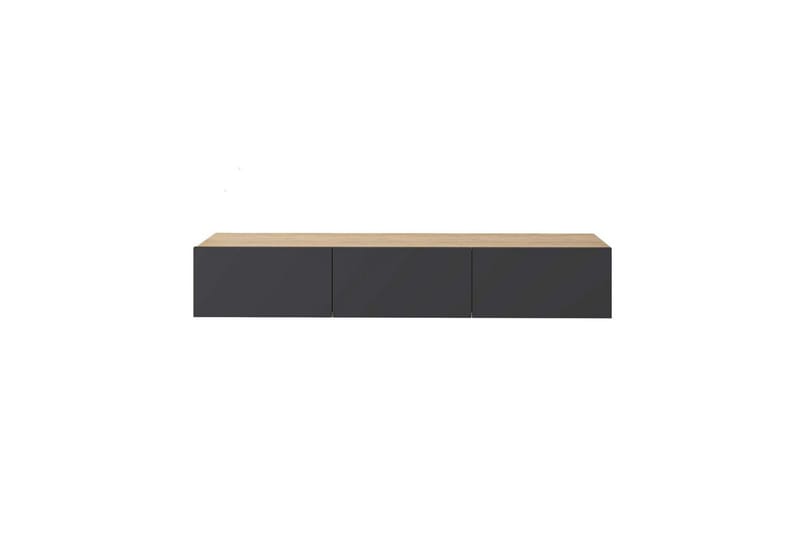 Rasab Tv-bænk 180 cm - Sort - Møbler - TV borde & mediemøbler - TV-borde
