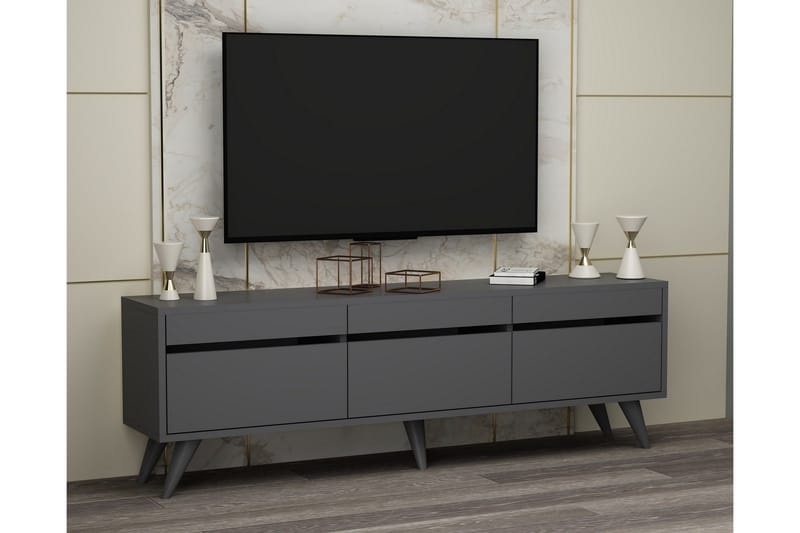 Relento Tv-bænk 150 cm - Antracit - Møbler - TV borde & mediemøbler - TV-borde