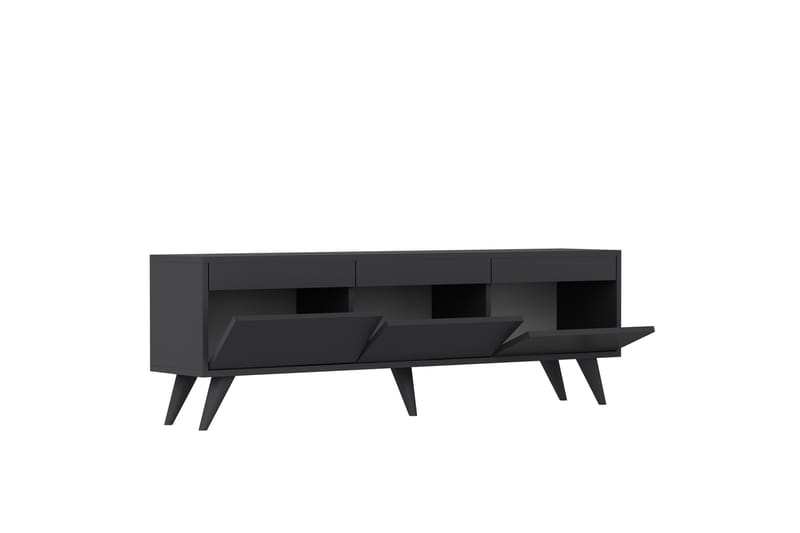 Relento Tv-bænk 150 cm - Antracit - Møbler - TV borde & mediemøbler - TV-borde