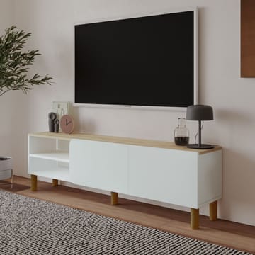 Relento TV-bænk 150 cm - hvid, sapphire eg - Møbler - TV borde & mediemøbler - TV-borde