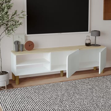 Relento TV-bænk 150 cm - hvid, sapphire eg - Møbler - TV borde & mediemøbler - TV-borde