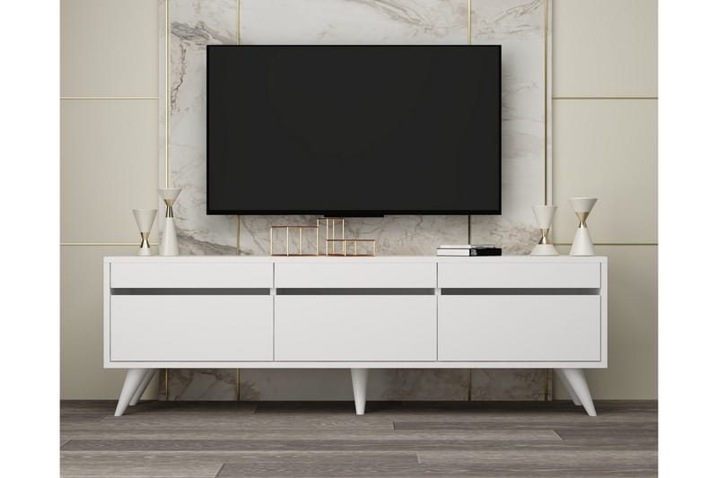 Relento Tv-bænk 150 cm - Hvid - Møbler - TV borde & mediemøbler - TV-borde